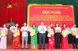 Điềm Thụy sắp xếp 13 trường học th&agrave;nh 6 trường