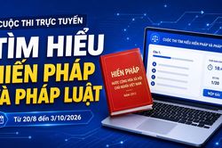 Ph&aacute;t động Cuộc thi trực tuyến t&igrave;m hiểu Hiến ph&aacute;p v&agrave; ph&aacute;p luật tr&ecirc;n Cổng Ph&aacute;p luật quốc gia