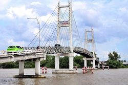 Hoàn thành khắc phục, nâng cấp cầu treo Rạch Ráng trong tháng 8