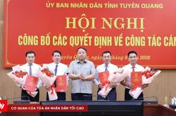 Tuy&ecirc;n Quang kiện to&agrave;n nh&acirc;n sự l&atilde;nh đạo tại nhiều sở, địa phương