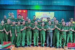 Nhiều ấn tượng tại Hội thi cán bộ huấn luyện và chó nghiệp vụ giỏi