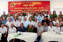 Đồng Tháp: Họp mặt Ban An ninh tỉnh Kiến Phong – Sa Đéc