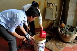 Khẩn trương khắc phục tình trạng thiếu nước sạch tại khu tái định cư Vân Lôi