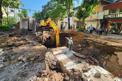 Nỗ lực hoàn thiện công trình chống ngập trọng điểm Hà Nội