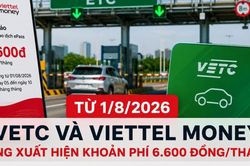 Từ th&aacute;ng 8, người d&ugrave;ng ePass, VETC lưu &yacute; khoản ph&iacute; mới