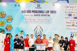 Giải Pickleball LCF tranh cúp Miss Dental: Gây quỹ 400 triệu đồng cho dân bản Lào Cai