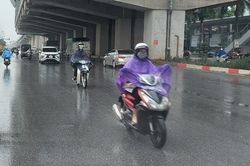 Hà Nội mưa lớn đến sáng 20-8