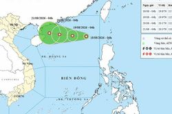 Vừa xuất hiện áp thấp nhiệt đới trên Biển Đông