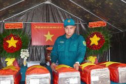 TPHCM hoàn thành nhiệm vụ tìm kiếm, quy tập hài cốt liệt sĩ tại Thường Tân