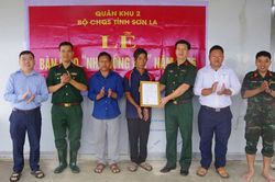 Sơn La: Bàn giao 'Nhà đồng đội' tặng quân nhân có hoàn cảnh khó khăn