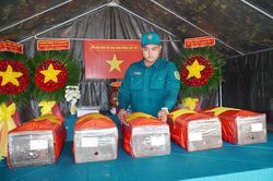 TP.HCM hoàn thành tìm kiếm, quy tập hài cốt liệt sĩ tại ấp Lạc An 3