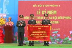 Vĩnh Long kỷ niệm 50 năm thành lập Hải đội Biên phòng 1
