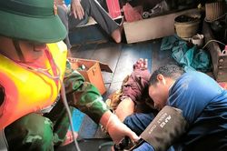 Quảng Trị: Một ngư dân bị thương nặng khi đánh bắt thủy sản trên biển