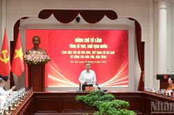 [Ảnh] Tổng Bí thư, Chủ tịch nước Tô Lâm làm việc với Bộ Văn hóa, Thể thao và Du lịch về công tác bảo tồn, bảo tàng