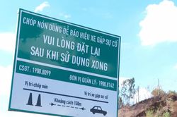 [Video] H&agrave;ng loạt thiết bị cảnh b&aacute;o chướng ngại tr&ecirc;n cao tốc bị mất cắp