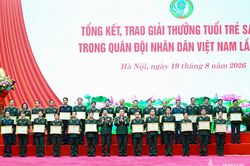 473 công trình nhận Giải thưởng Tuổi trẻ sáng tạo trong Quân đội lần thứ 26