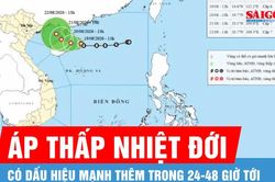 Áp thấp nhiệt đới có khả năng mạnh thêm