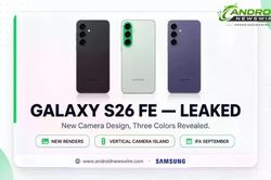 Rò rỉ thông số kỹ thuật của Samsung Galaxy S26 FE