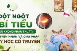 6 tháng bí tiểu không rõ nguyên nhân, phát hiện thuộc chứng 'long bế'
