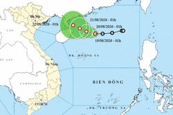 Cập nhật diễn biến áp thấp nhiệt đới trên Biển Đông: Di chuyển theo hướng Tây; duy trì gió cấp 6, giật cấp 8