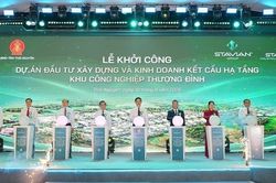 Khởi công Dự án Đầu tư xây dựng và kinh doanh kết cấu hạ tầng Khu công nghiệp Thượng Đình, tỉnh Thái Nguyên