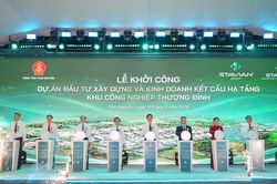 Tập đoàn Stavian khởi công dự án đầu tư xây dựng và kinh doanh kết cấu hạ tầng khu công nghiệp Thượng Đình, tỉnh Thái Nguyên