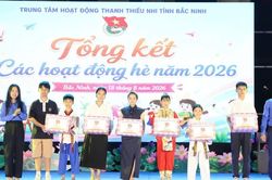 Hơn 500 thiếu nhi Bắc Ninh khép lại mùa hè bằng những trải nghiệm đáng nhớ