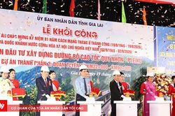Khởi công Dự án thành phần 2 Cao tốc Quy Nhơn-Pleiku
