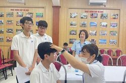 Cầu giấy triển khai kh&aacute;m sức khỏe định kỳ miễn ph&iacute; cho học sinh tr&ecirc;n địa b&agrave;n phường