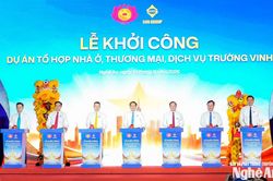 Nghệ An khởi công dự án tổ hợp nhà ở, thương mại, dịch vụ gần 9.000 tỷ đồng do Sun Group đầu tư