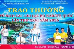 Giải karate quốc gia: Hà Tĩnh nhất toàn đoàn lứa tuổi 12 - 14