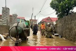 H&agrave; Tĩnh mưa lớn, một số địa b&agrave;n ngập cục bộ