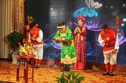 G&igrave;n giữ t&iacute;nh thi&ecirc;ng, sự trang nghi&ecirc;m của Lễ hội điện Huệ Nam