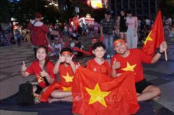 ASEAN Cup 2026: Người h&acirc;m mộ TP Hồ Ch&iacute; Minh tiếp lửa cho đội tuyển Việt Nam