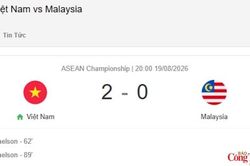Tuyển Việt Nam thắng thuyết phục Malaysia, gi&agrave;nh quyền v&agrave;o chung kết ASEAN Cup 2026