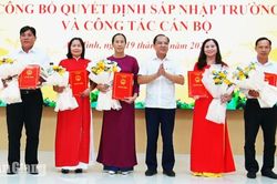 An Minh còn 5 trường học sau sắp xếp
