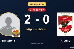 TRỰC TIẾPTrực tiếp Barcelona vs Al Ahly: Barcelona nh&acirc;n đ&ocirc;i c&aacute;ch biệt