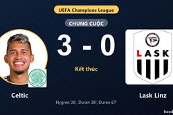 Đ&aacute;nh bại Lask Linz 3-0, Celtic gi&agrave;nh v&eacute; đi tiếp, tiễn đối thủ rời giải