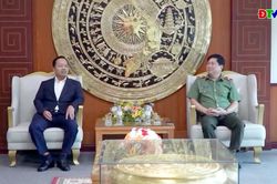 Bí Thư Tỉnh ủy Trần Tiến Dũng gặp mặt, động viên Công an tỉnh nhân Ngày truyền thống Công an Nhân dân