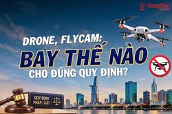[Video] Drone, flycam: bay thế nào cho đúng quy định?
