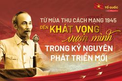 [Megastory] Dưới lá cờ Tổ quốc: Từ mùa thu cách mạng 1945 đến khát vọng vươn mình trong kỷ nguyên phát triển mới