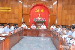 Đồng Tháp: Thông qua, cho ý kiến các dự thảo nghị quyết trình HĐND tỉnh