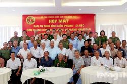 Họp mặt Ban An ninh tỉnh Kiến Phong - Sa Đ&eacute;c