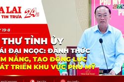 Điểm tin trưa - Bí thư Tỉnh ủy Thái Đại Ngọc: Đánh thức tiềm năng, tạo động lực phát triển khu vực Phù Mỹ