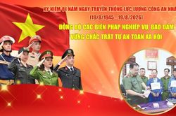 Đồng bộ các biện pháp nghiệp vụ, bảo đảm vững chắc trật tự an toàn xã hội