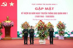 Gặp mặt kỷ niệm 80 năm Ngày truyền thống Báo Quân khu 1