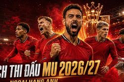 Lịch thi đấu MU ( Manchester United ) 2026/27: Đầy đủ 38 vòng Ngoại hạng Anh theo giờ Việt Nam