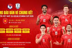 Vé chung kết Việt Nam - Thái Lan trên sân Mỹ Đình: Giá cao nhất 1,5 triệu đồng, mở bán từ 14h ngày 20/8