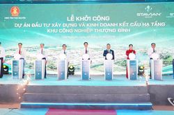 Thái Nguyên: Khởi công Dự án Khu công nghiệp Thượng Đình gần 2.500 tỷ đồng