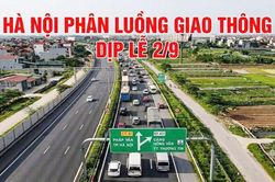 Hà Nội hướng dẫn phân luồng giao thông dịp nghỉ lễ Quốc khánh 2-9